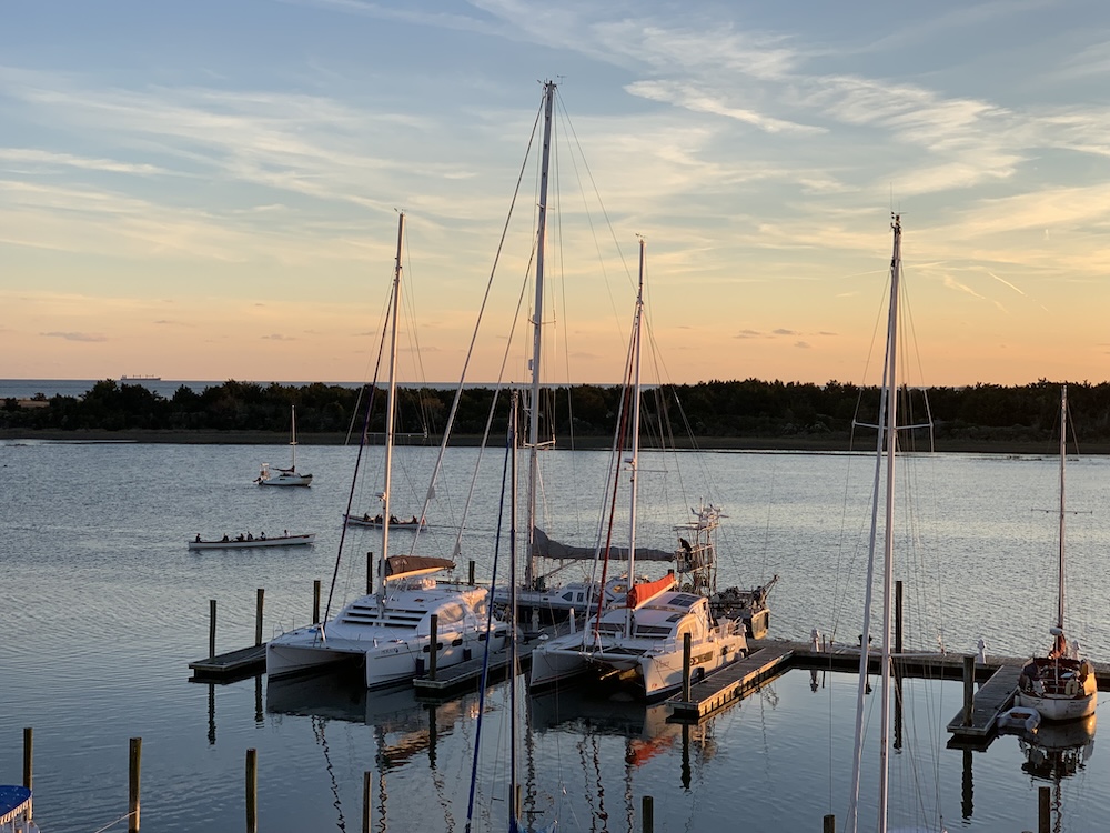 Dusk over Rachel Carson