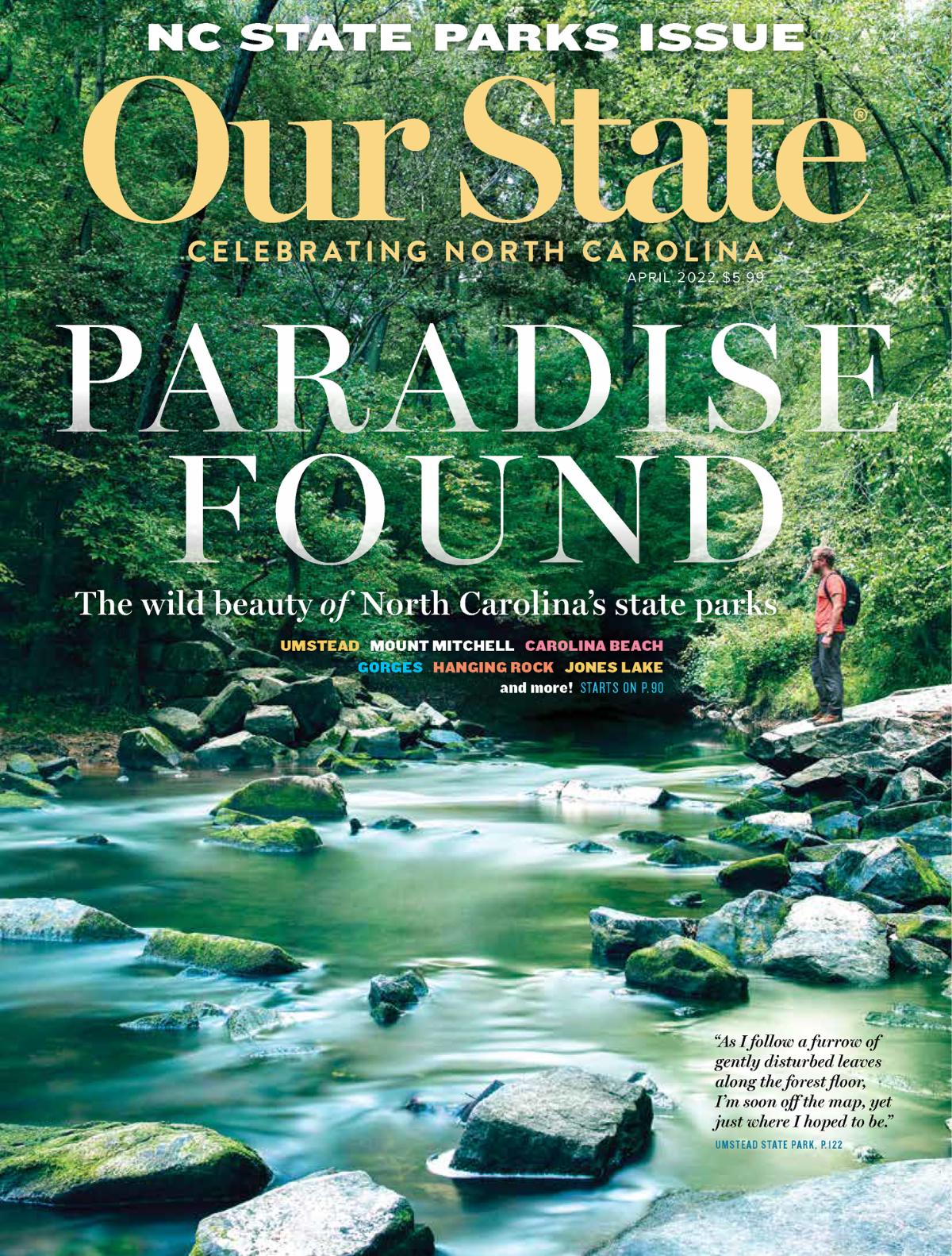 Inlet Inn featured in Our State (p1)