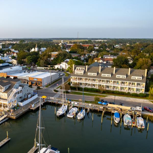 The Inlet Inn is directly across from Taylor's Creek